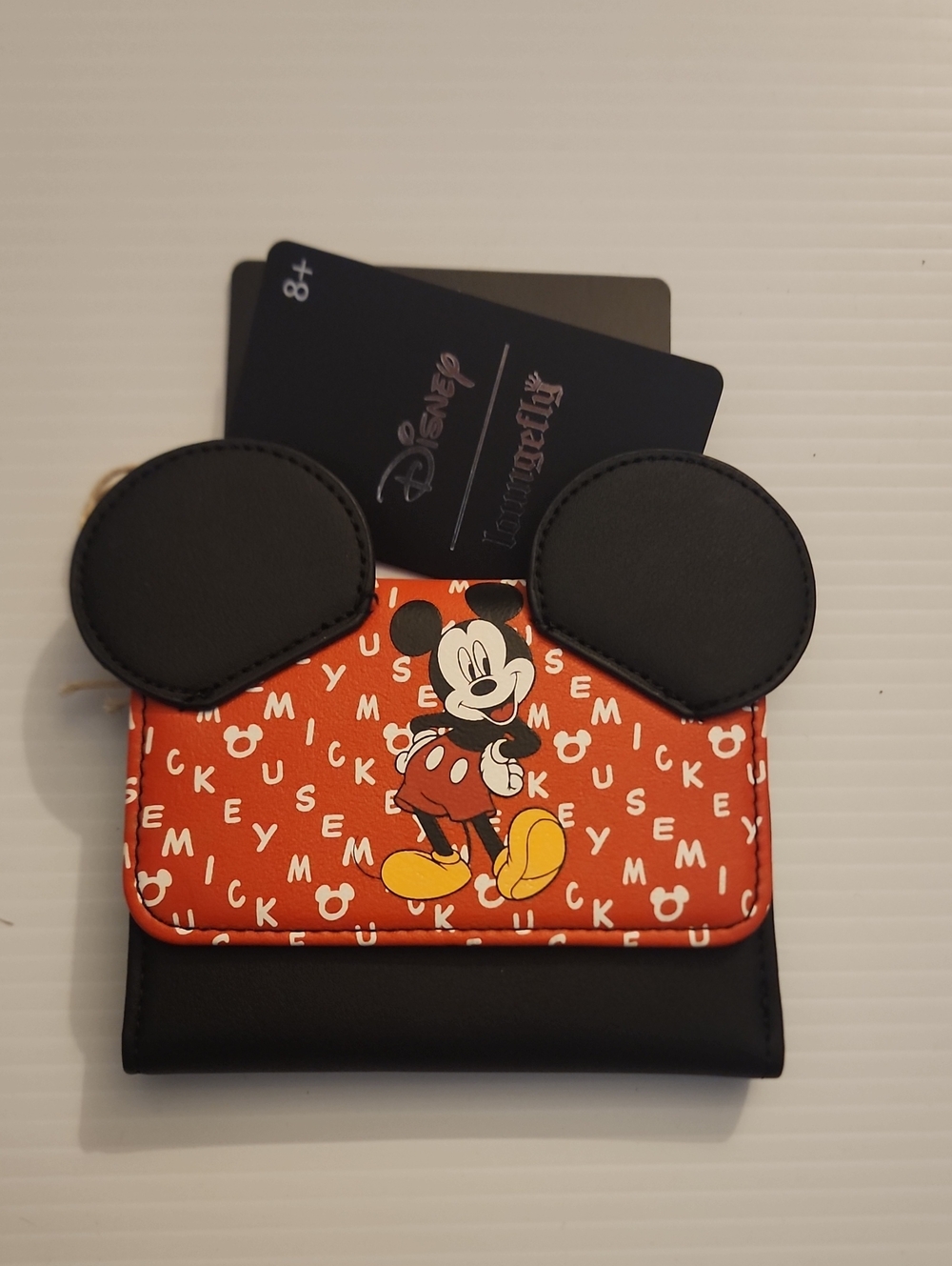 Loungefly Disney Mickey Mouse Ears Mini Wallet. NWT. 5×4